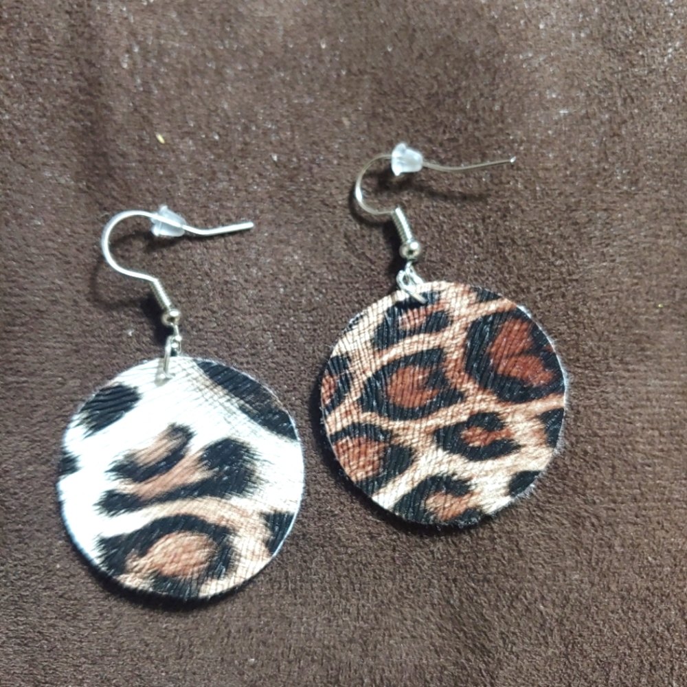 Cheetah earrings